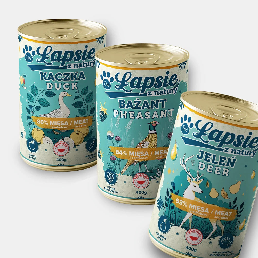 Łapsie z Natury - Karmy Mokre