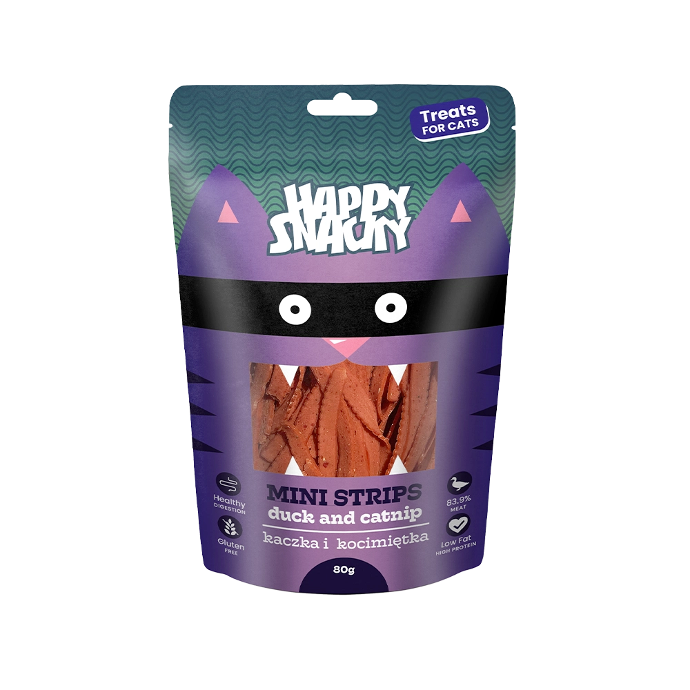 Mini Duck Strips with Catnip 80g