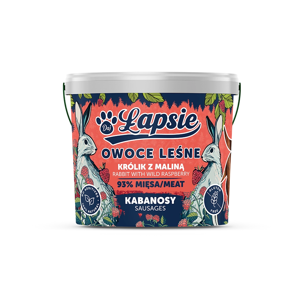 Kabanosy Królik z Malinami 160g