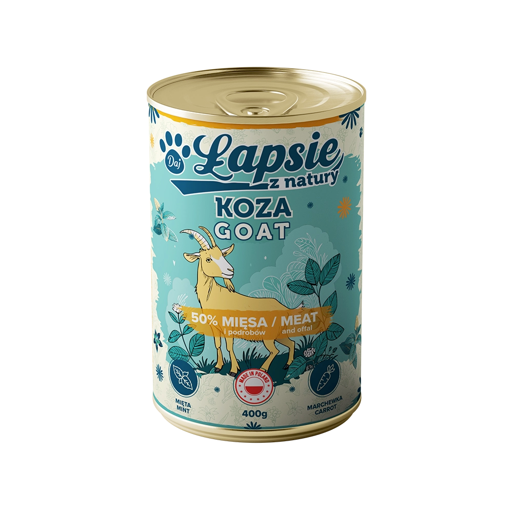 Wet Goat Food with Mint 400g