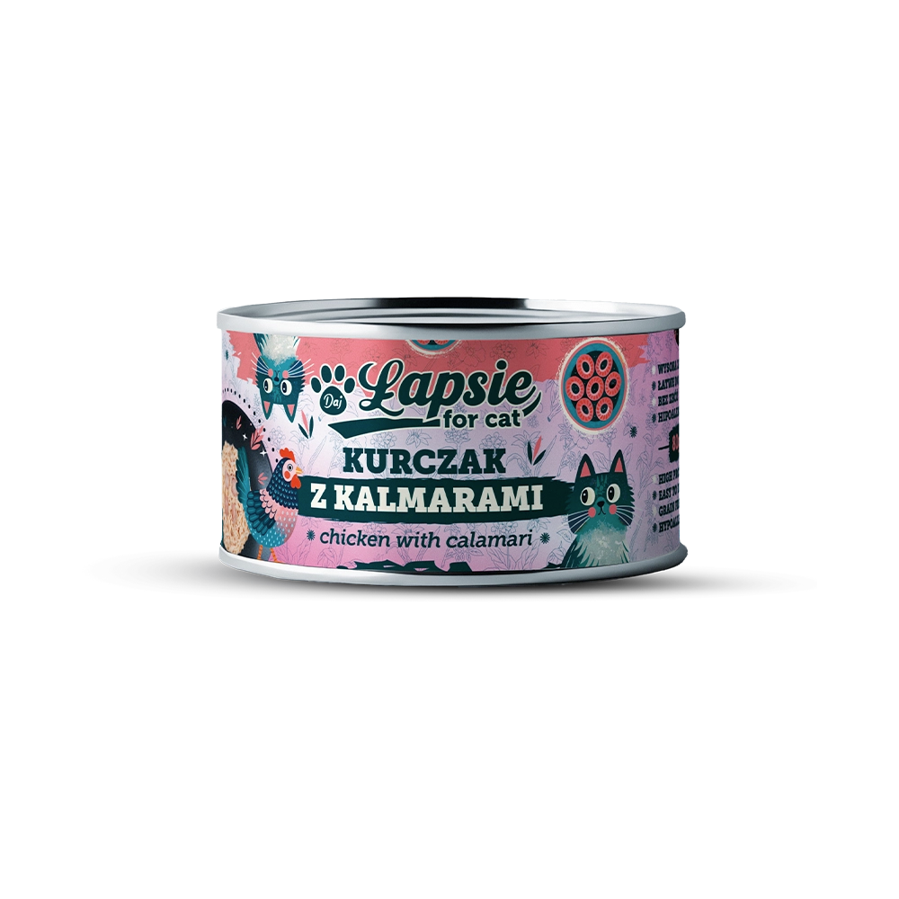 Filet z kurczaka w bulionie z kalmarami