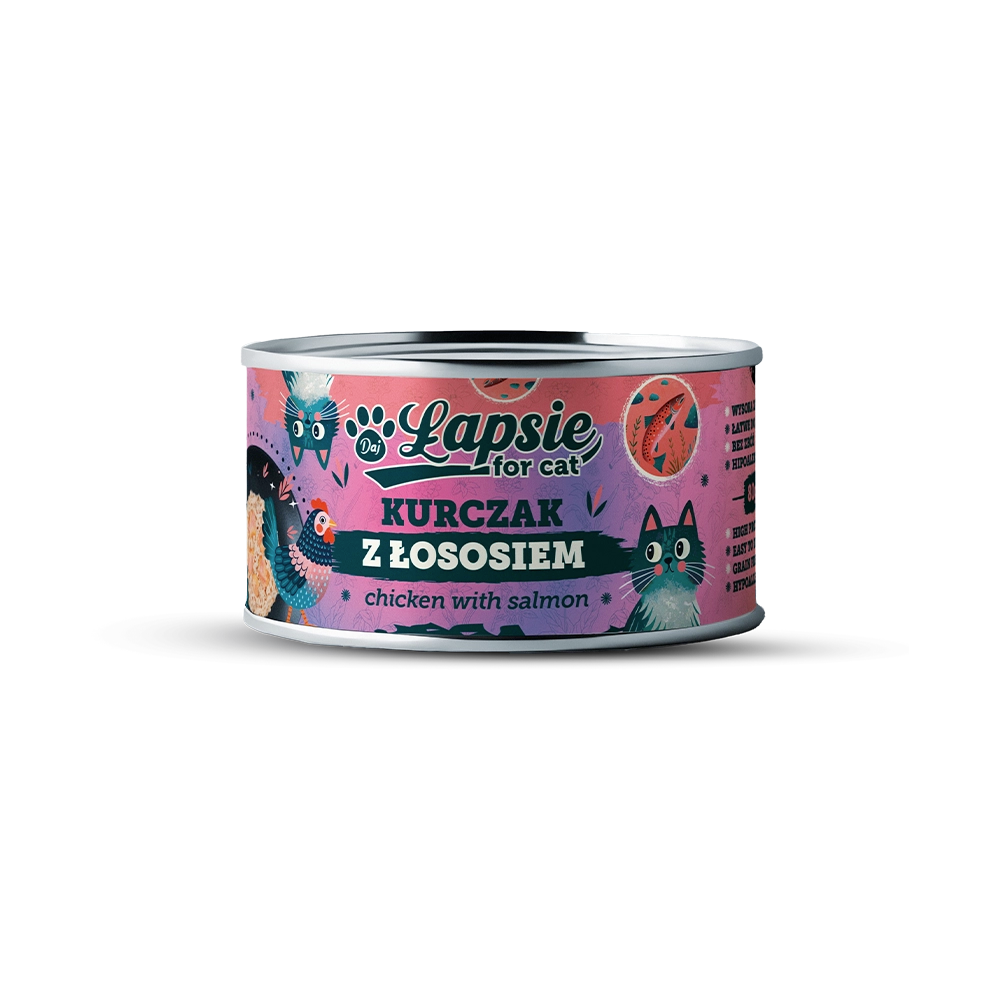 Filet z kurczaka w bulionie z łososiem
