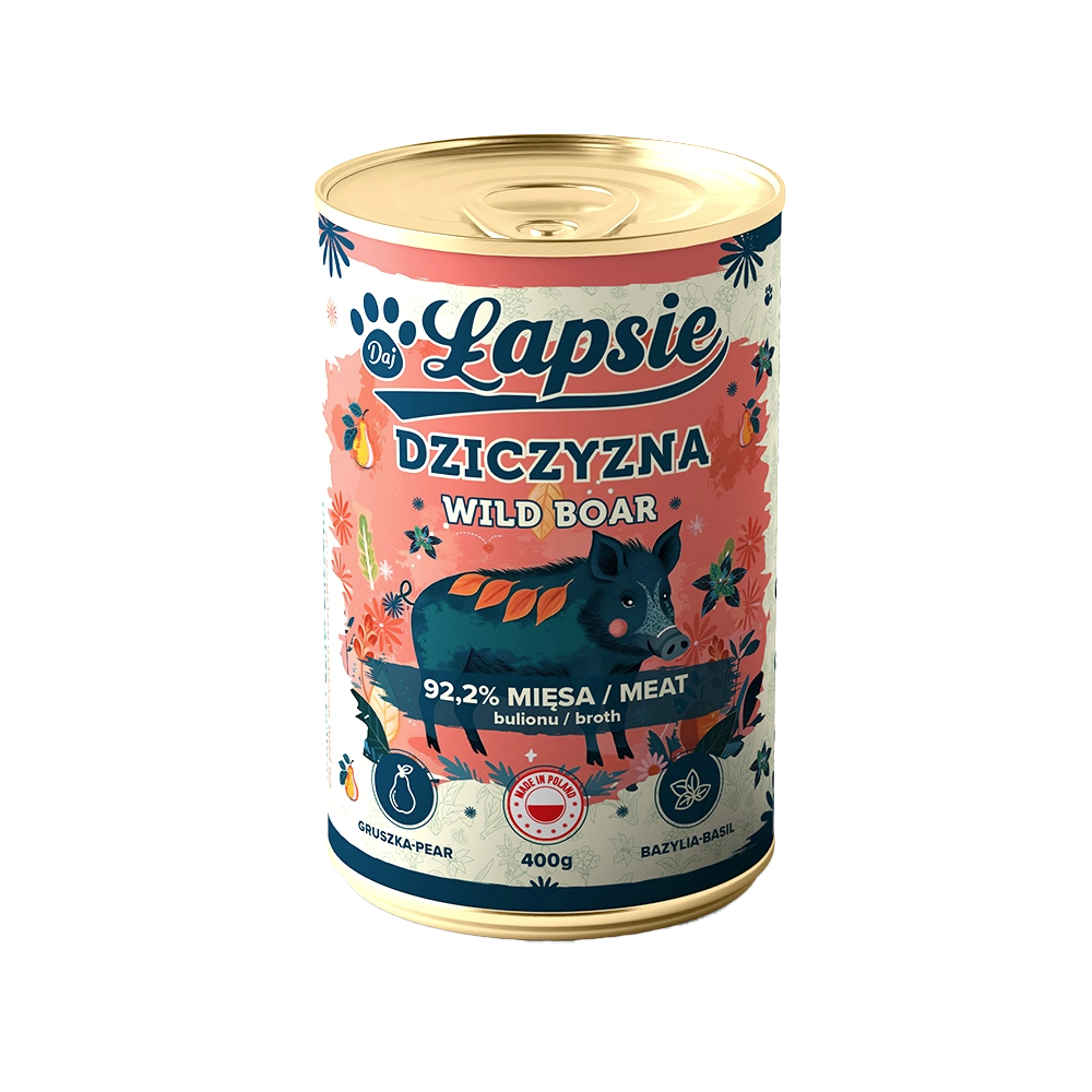 Mokra Karma Dzik z Gruszką 400g