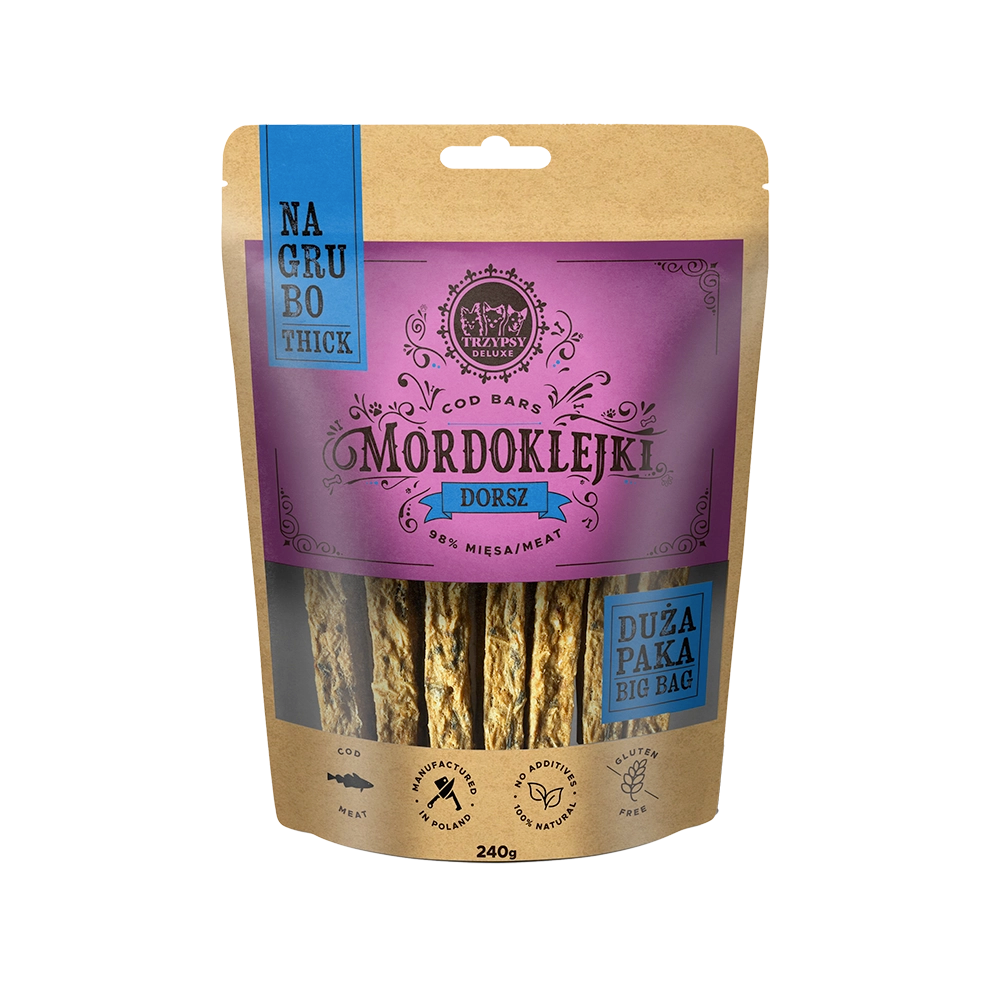 Mordoklejki Na Grubo z Dorsza 240g