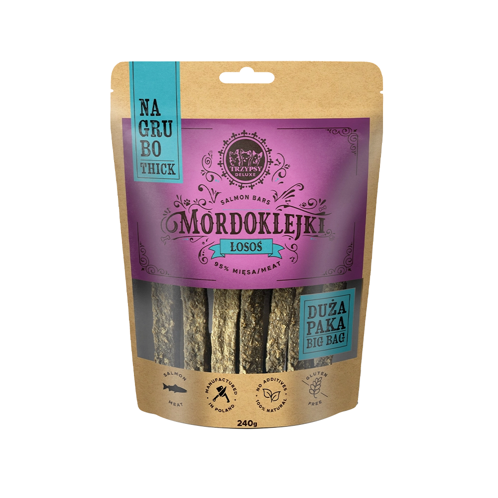 Mordoklejki Na Grubo z Łososia 240g
