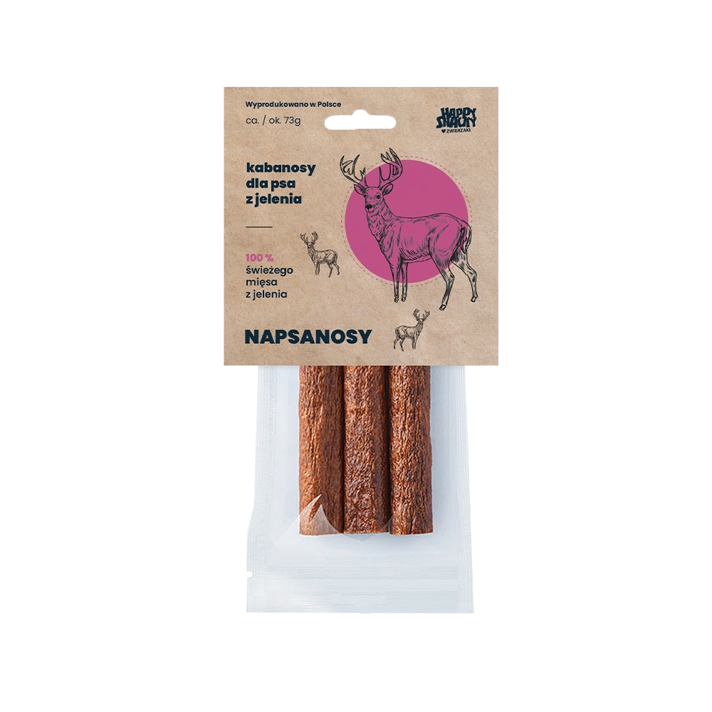 Kabanosy z Jelenia 3 sztuki