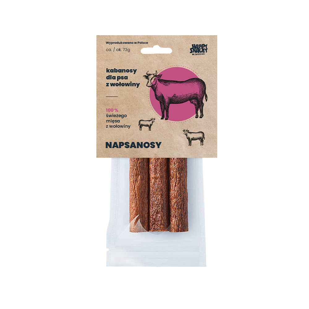 Kabanosy z Wołowiny 3 sztuki
