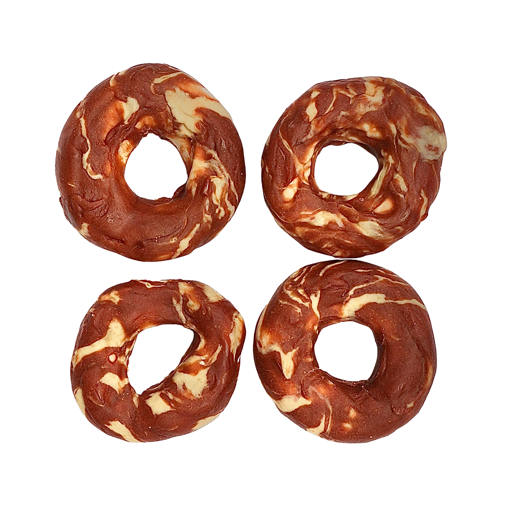 Beef rings wrapped with rabbit and cod 500g