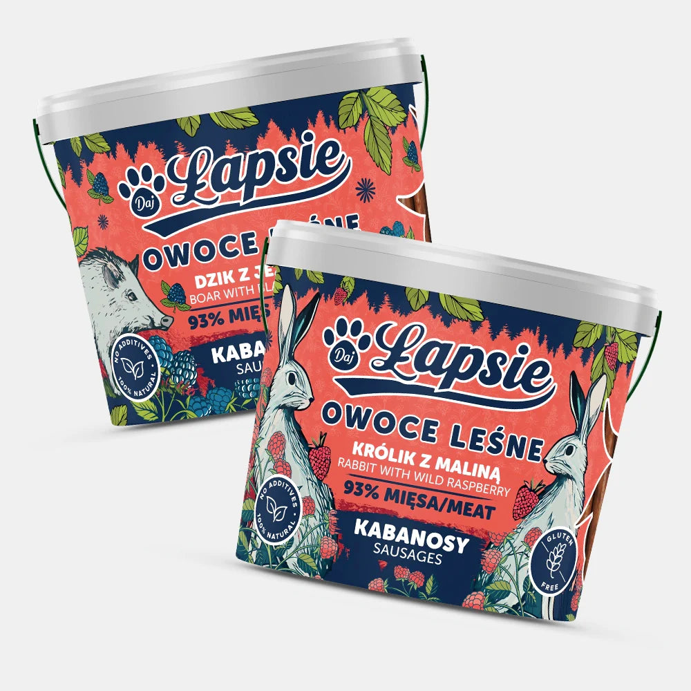 Łapsie Owoce Leśne - Kabanosy