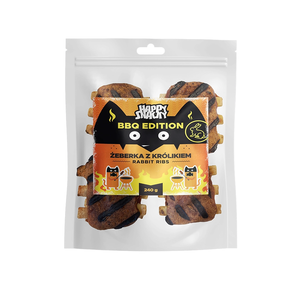 Żeberka BBQ  z Królikiem 240 g