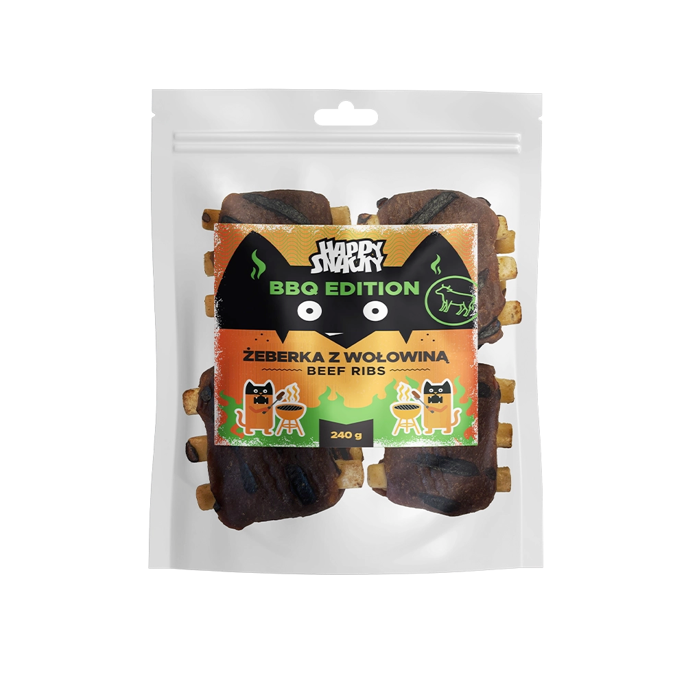 Żeberka BBQ  z Wołowiną 240 g