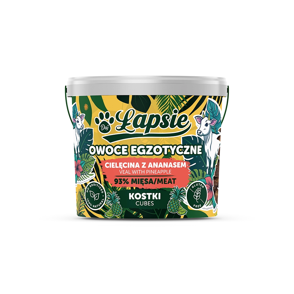 Mięsne Kostki Cielęcina z Ananasem 160g