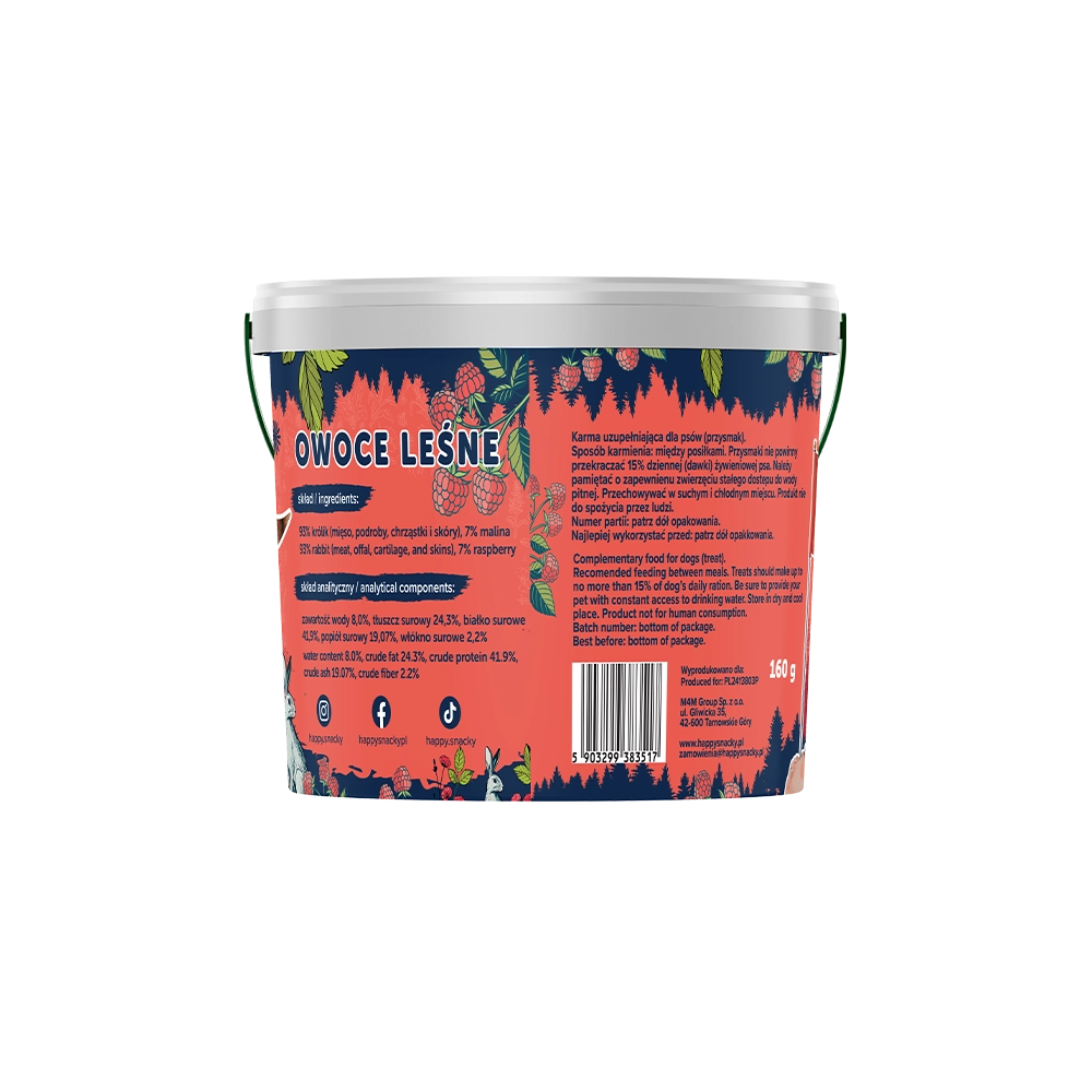 Kabanosy Królik z Malinami 160g