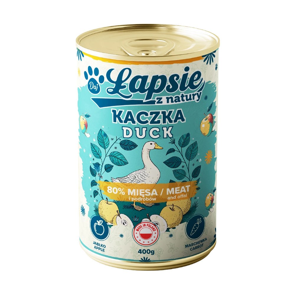 Mokra Karma Kaczka z Jabłkiem 400g