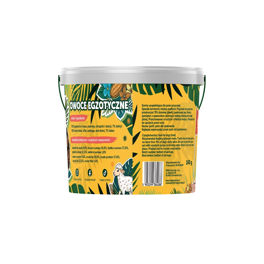 Mięsne Kostki Jagnięcina z Daktylem 160g