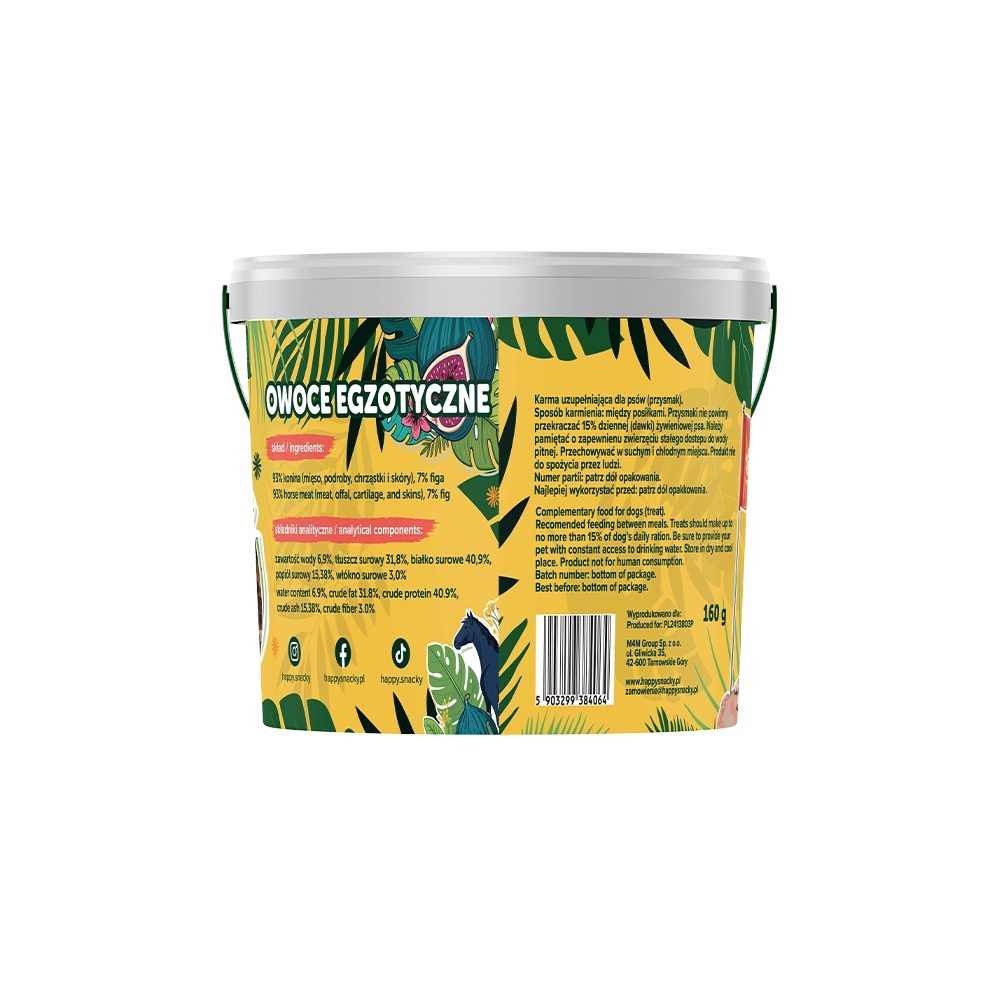 Mięsne Kostki Konina z Figą 160g