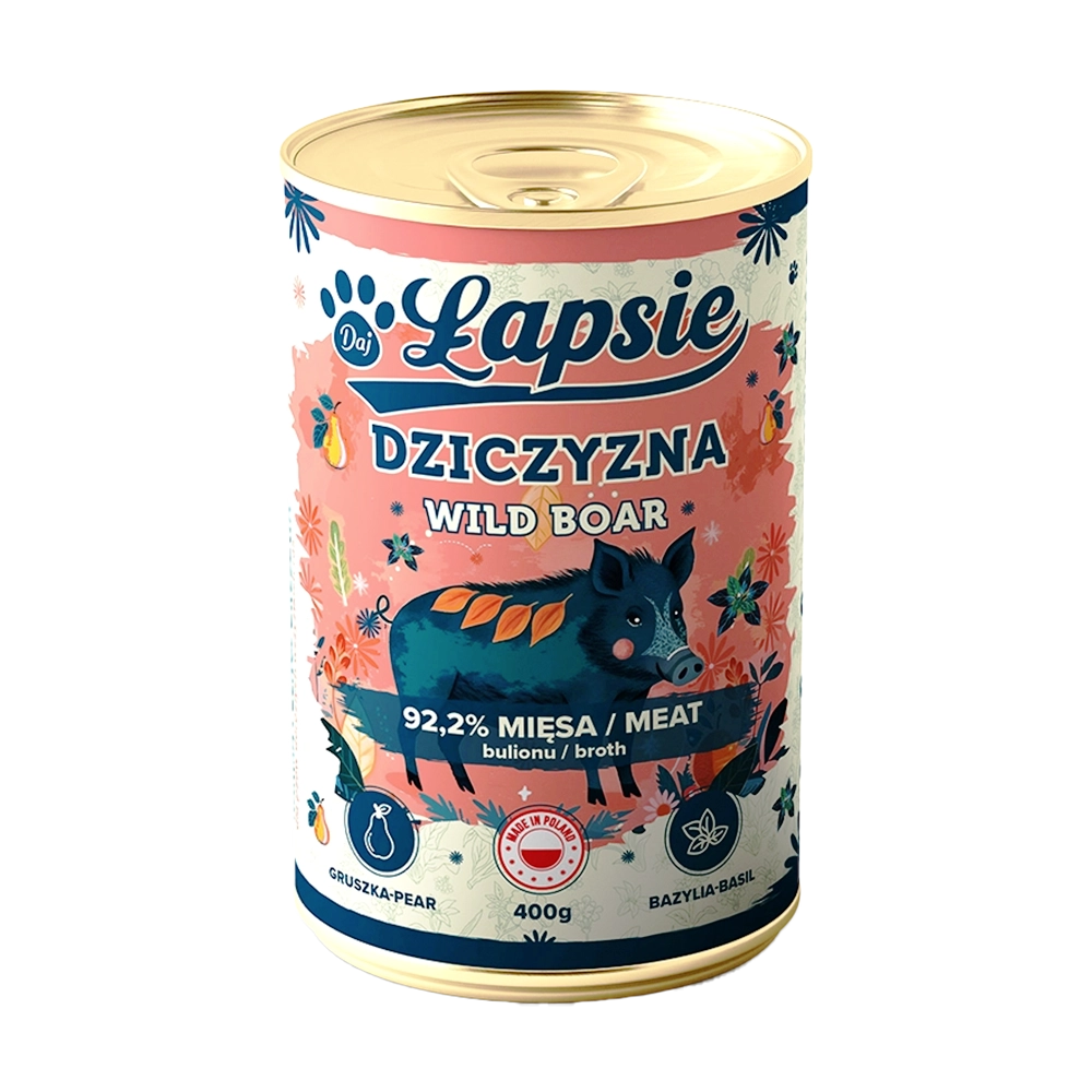 Mokra Karma Dzik z Gruszką 400g