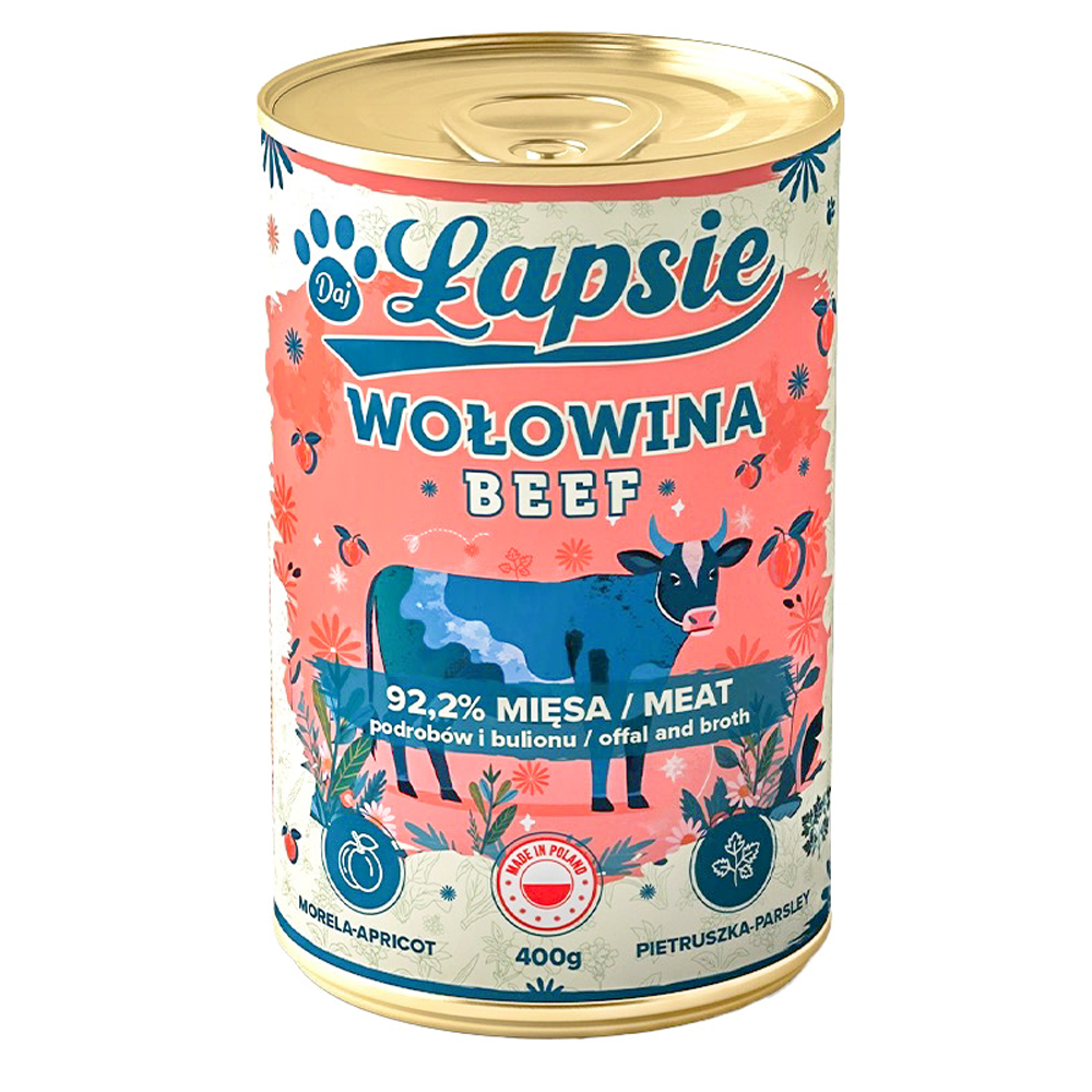 Mokra Karma Wołowina z Morelą 400g