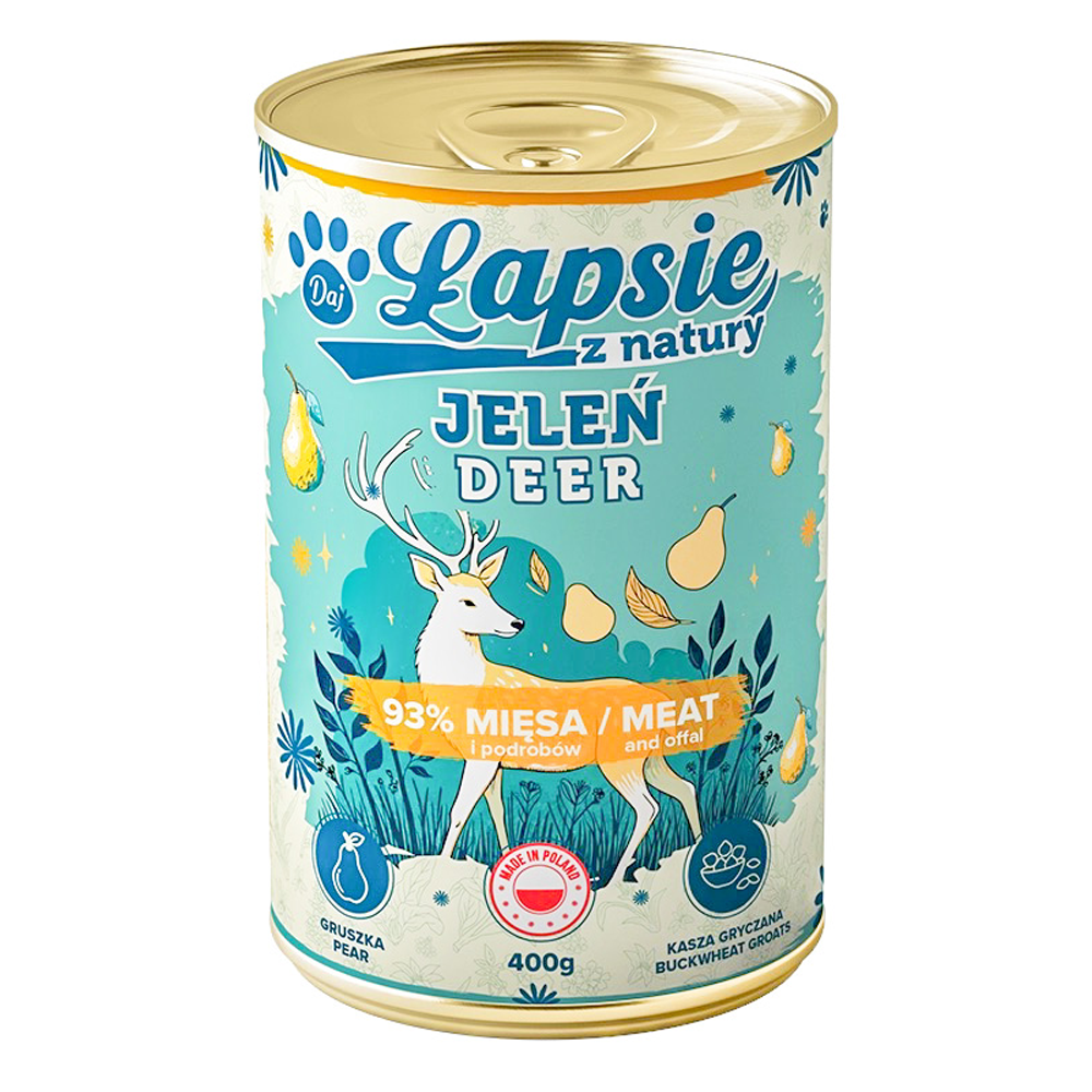 Wet Food Deer with Pear 400g