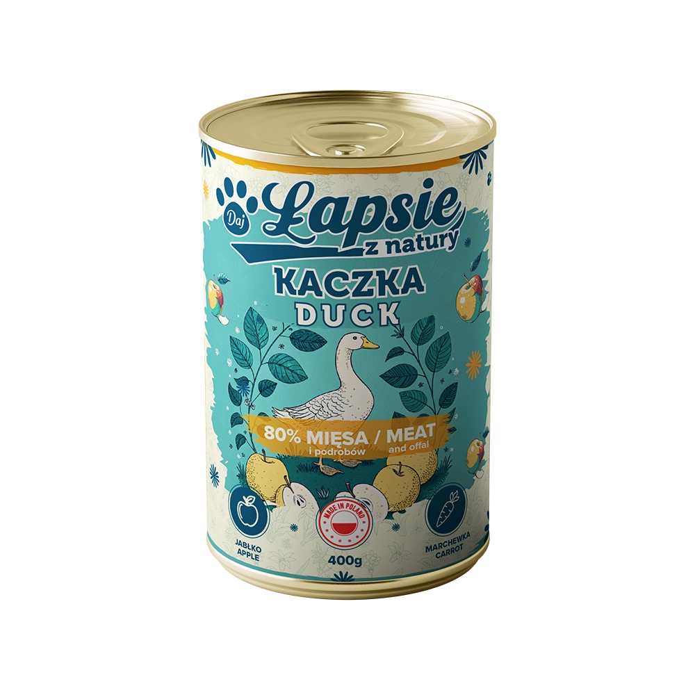 Mokra Karma Kaczka z Jabłkiem 400g