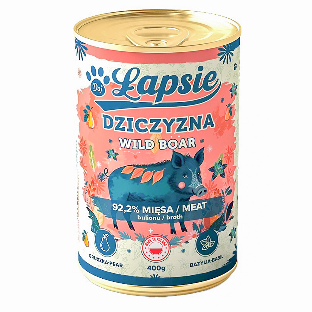 Mokra Karma Dzik z Gruszką 400g