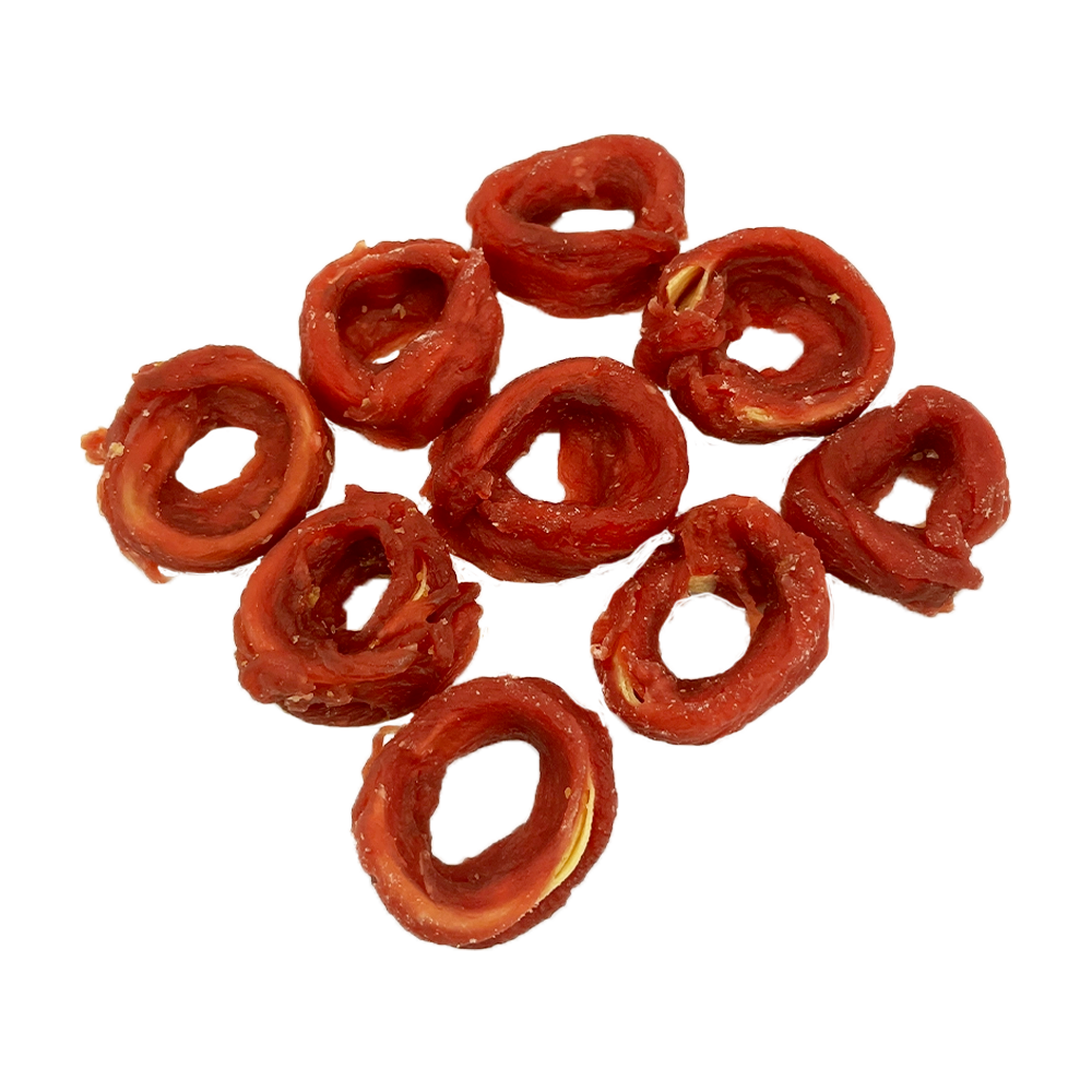 Cod rings wrapped in duck 500g